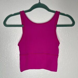 Lululemon Women’s Crop Tank Top - Fuchsia Pink